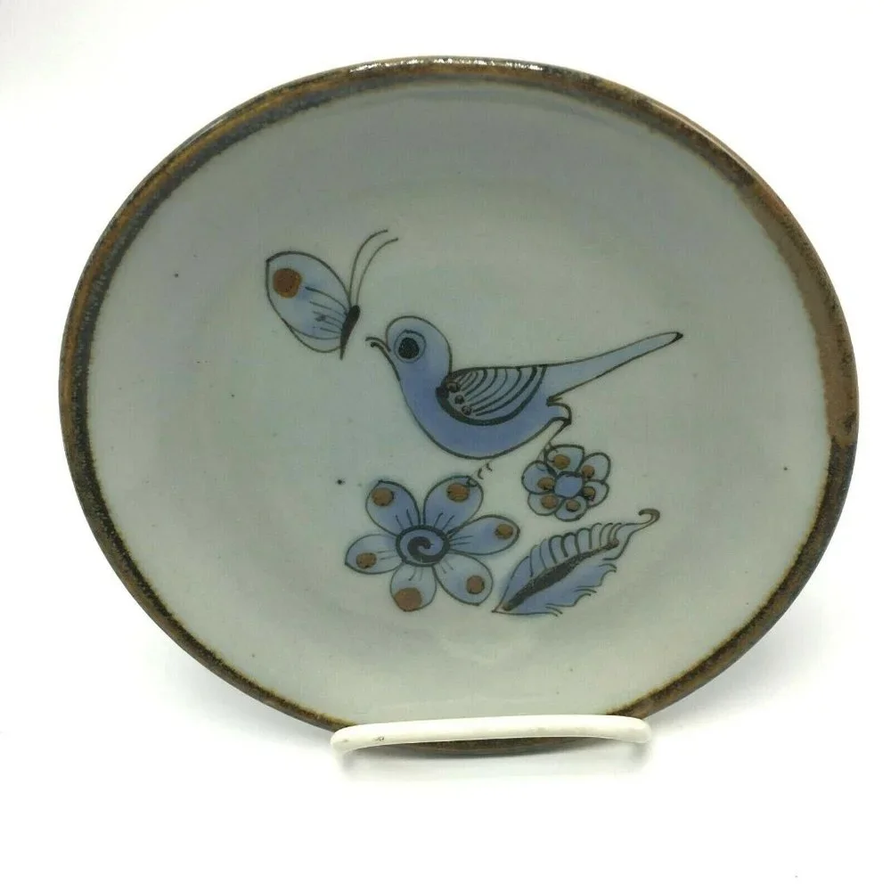 KEN EDWARDS Mexican TONALA POTTERY Stoneware- 6